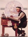 aventure rêveuse bookeeper 1924 Norman Rockwell